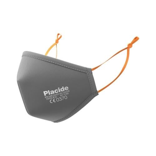 PLACIDE Nano waschbare FFP2 Maske grau 1er Pack