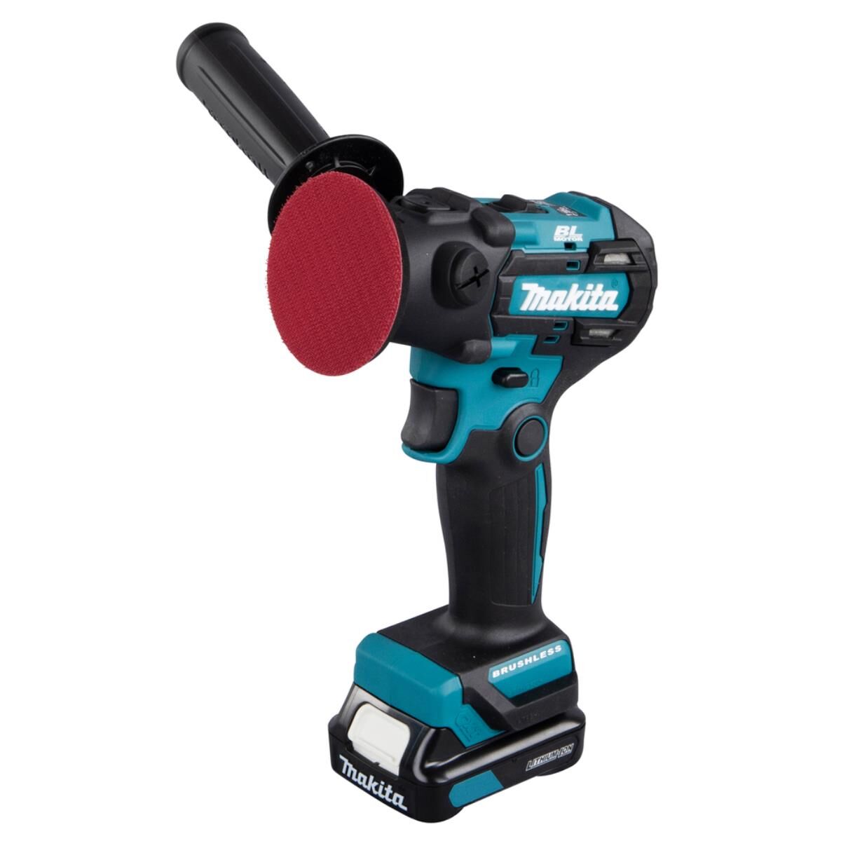 Makita Akku-Polierschleifer CXT • 12V • 0 - 2.800 / 0 - 9.500 U/min • 50 / 80 mm