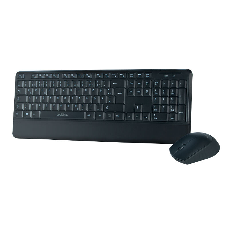 LogiLink - Tastatur-und-Maus-Set - kabellos - 2.4 GHz - QWERTZ - Deutsch