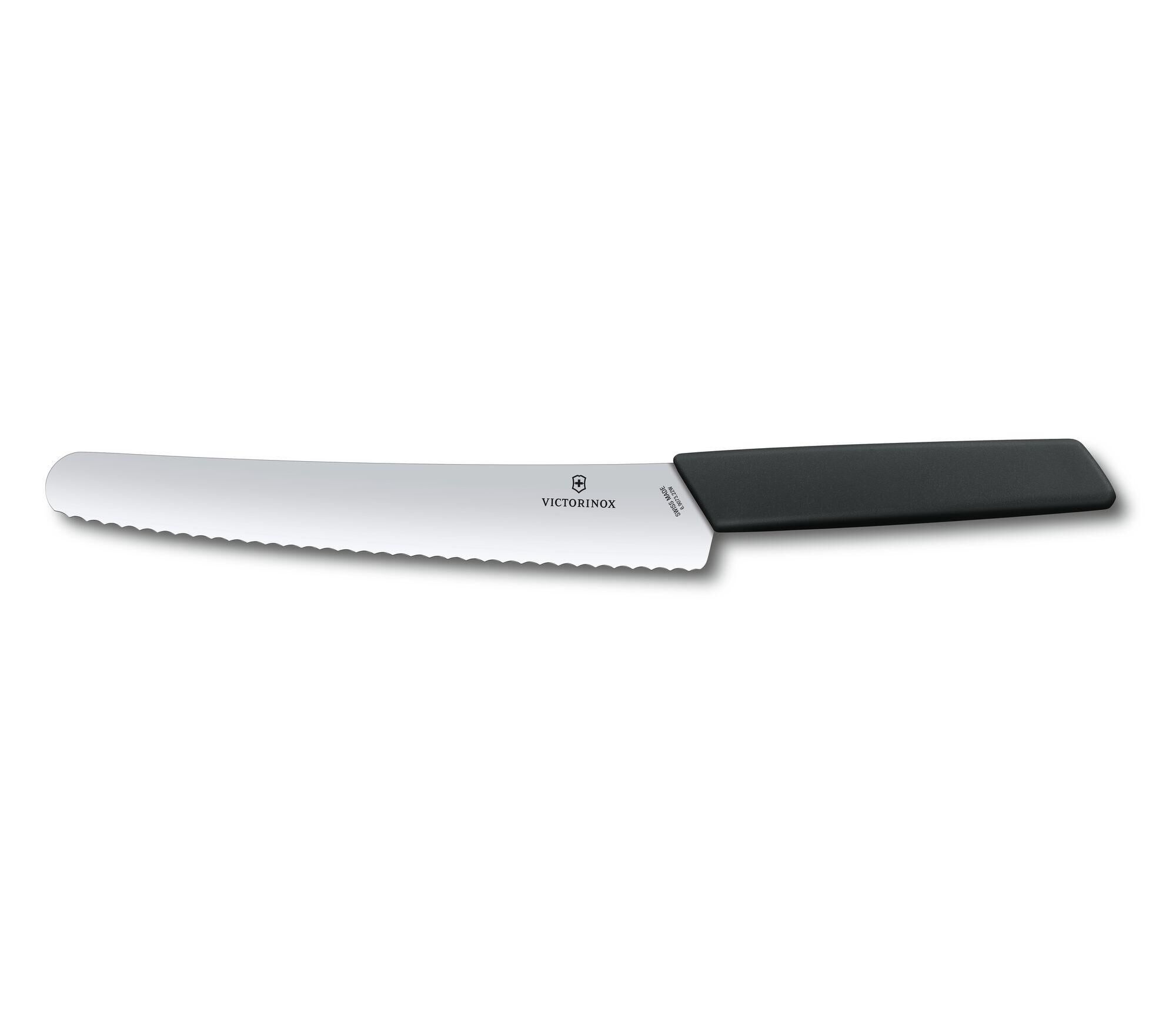 Victorinox Swiss Modern Brot- u. Konditorm. Wellens. 22cm schwarzBlister
