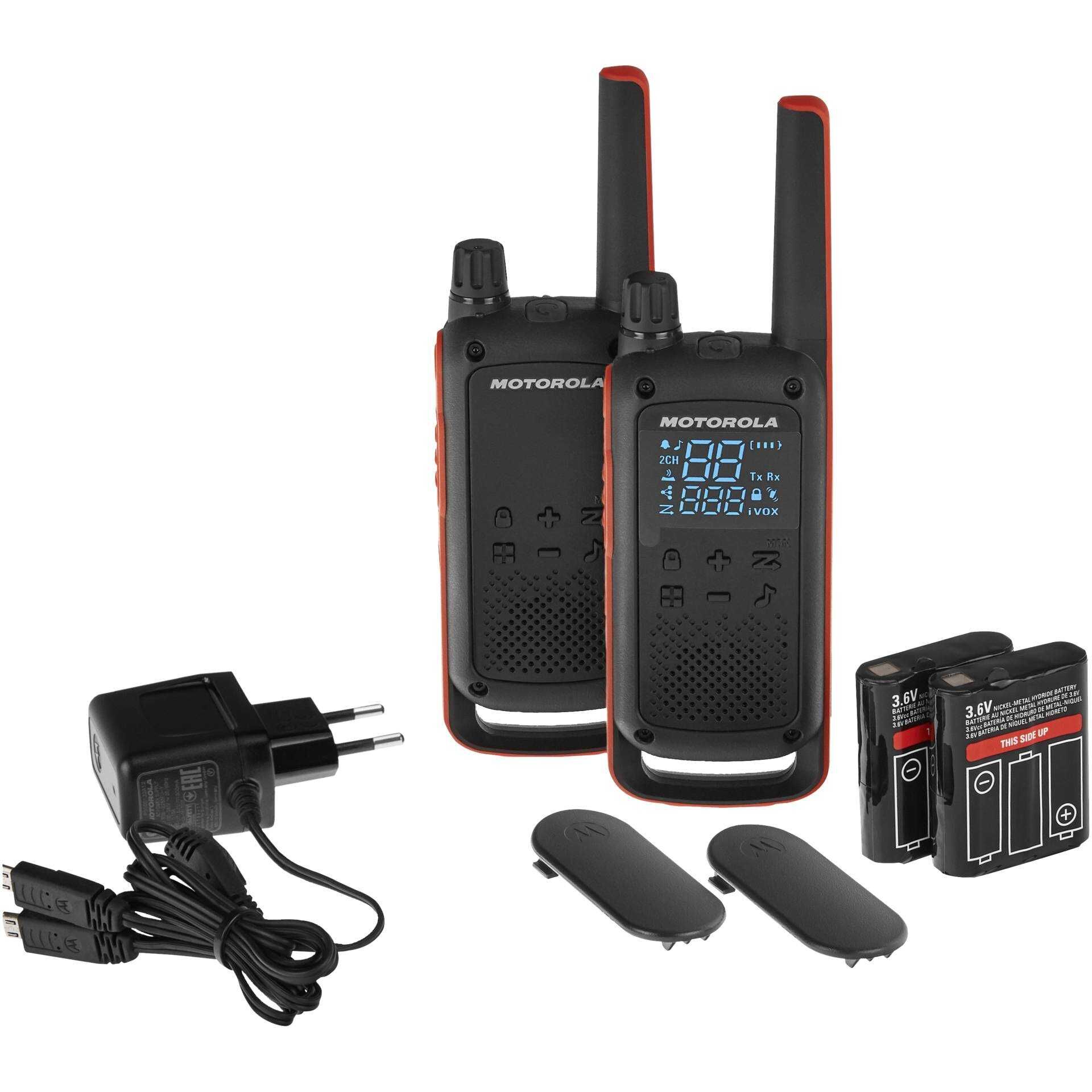 Motorola Talkabout T82 - Tragbar - Zwei-Wege Funkgerät - PMR - 446 MHz - 16 Kanäle