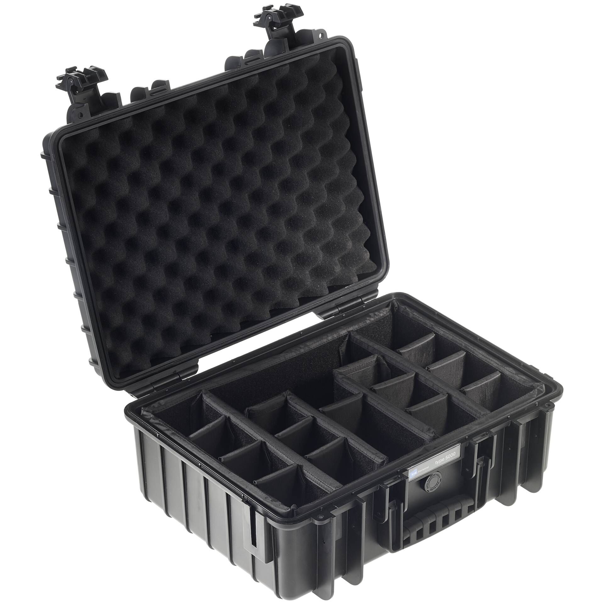 B&W outdoor.cases Type 5000 - Hartschalentasche - Polypropylen - Schwarz