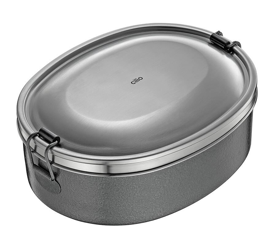 Cilio Lunch Box MONTE oval, anthrazit