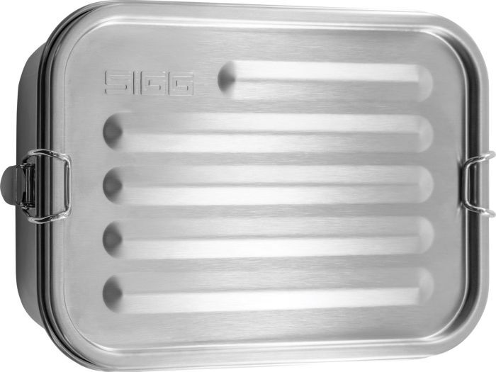 Sigg SIGG Edelstahl Lunch Box incl. Trenner aus Edelstahl, kein Kunststoff enthalten, robust, leicht 8733.40