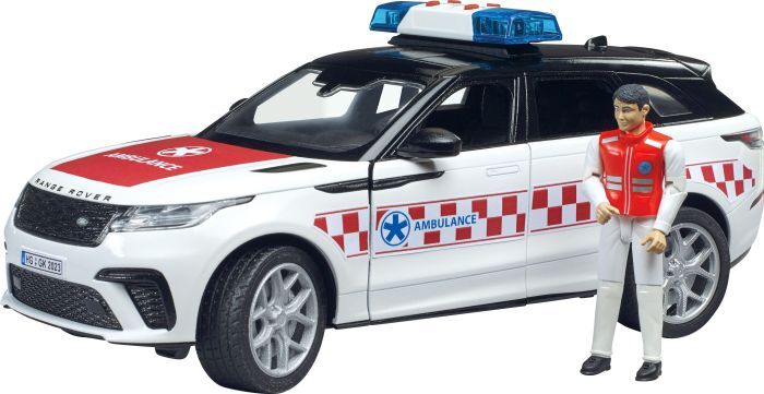 Bruder Range Rover Velar Notarztfahrzeug mit Fahrer 2885