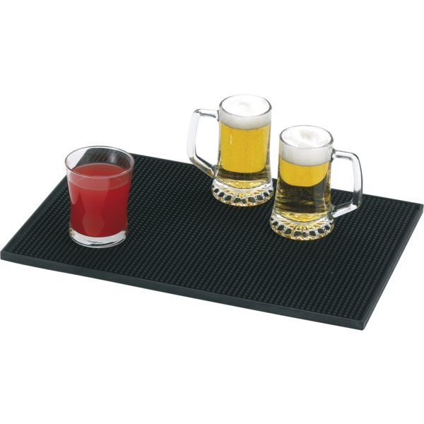 PADERNO  Abtropfmatte Gummi, schwarz, Länge: 450 mm, Breite: 300 mm