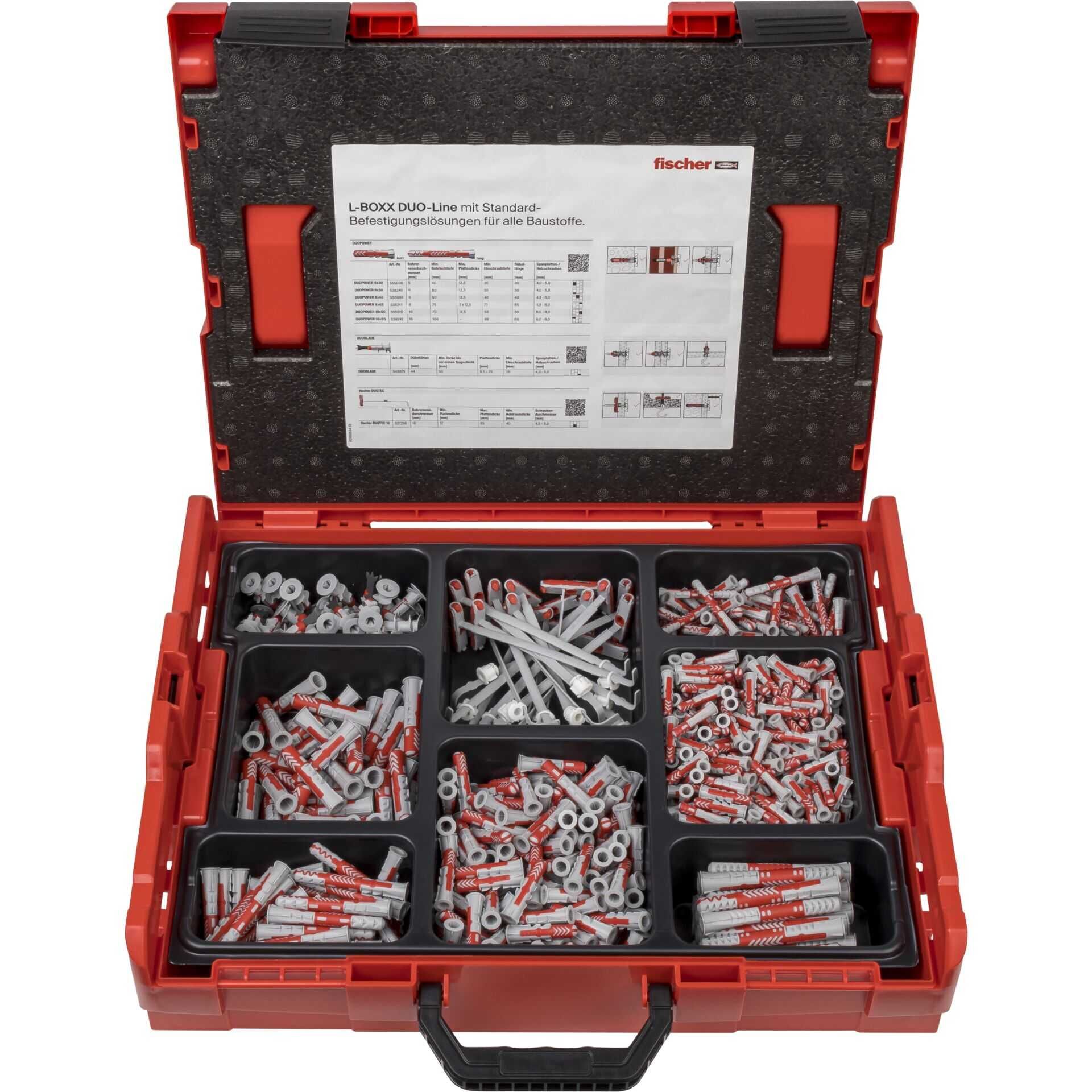 Fischer DuoLine L-Boxx 102 Dübel-Sortiment
