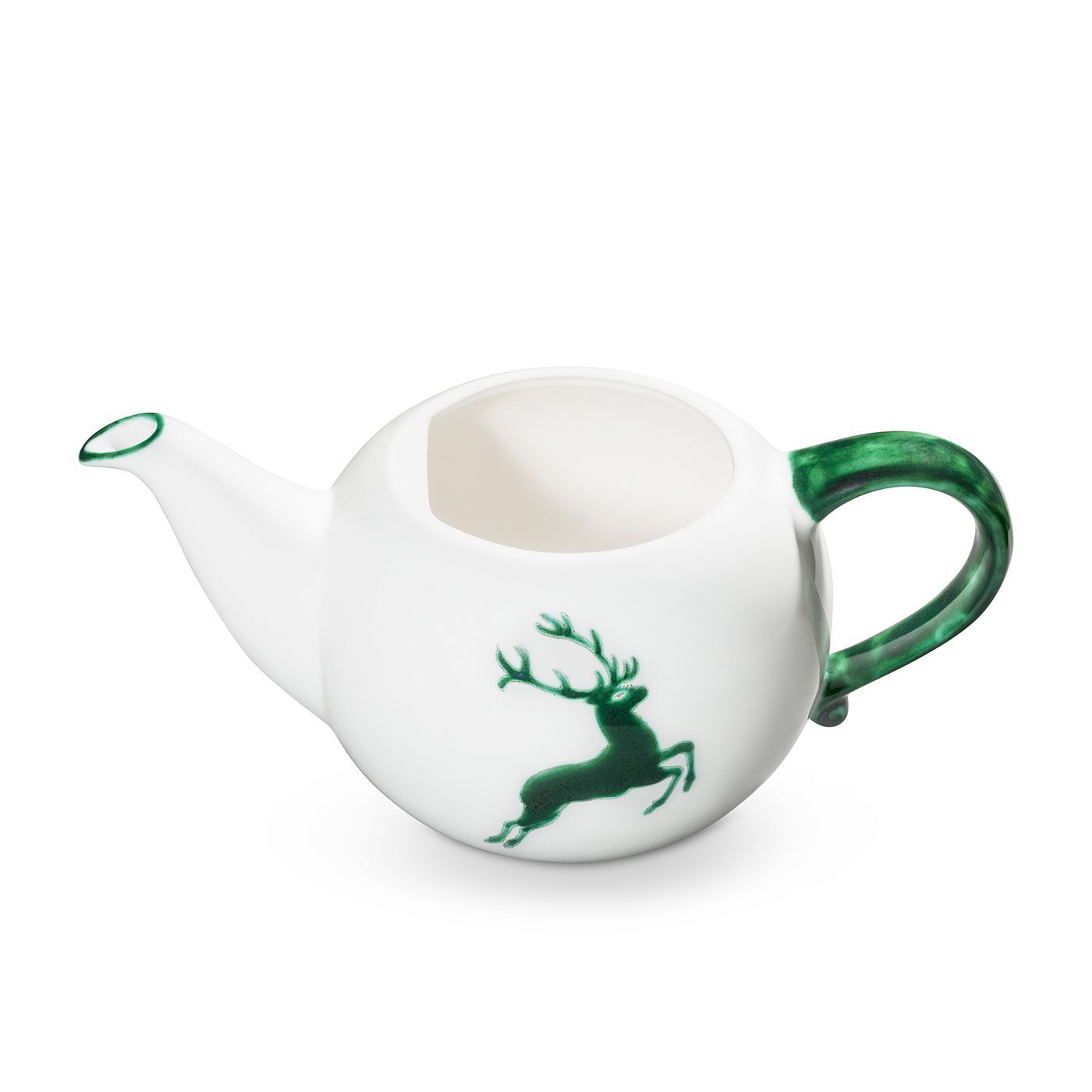 Gmundner Keramik Grüner Hirsch, Unterteil Teekanne 1,5 Liter