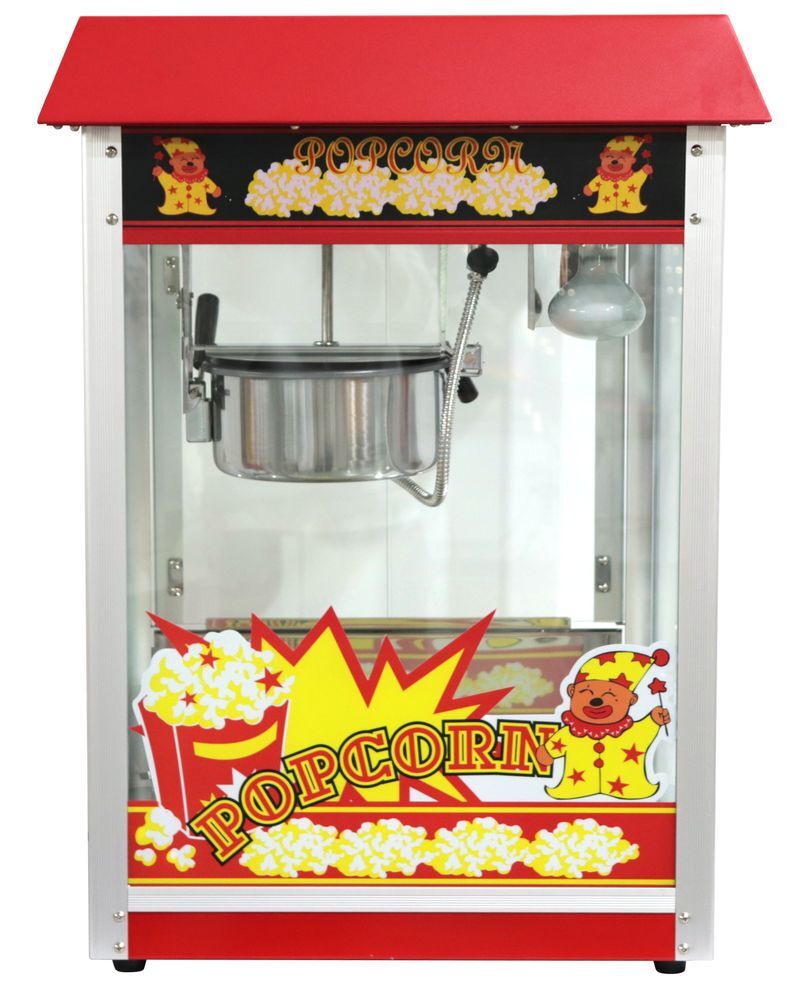 HENDI Popcorn-Maschine, Schwarz, 230V/1500W, 574x420x(H)778mm
