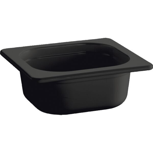 APS Ecoline GN-Behälter, GN 1/6, schwarz, Inhalt: 1,00 Liter, Tiefe: 100 mm