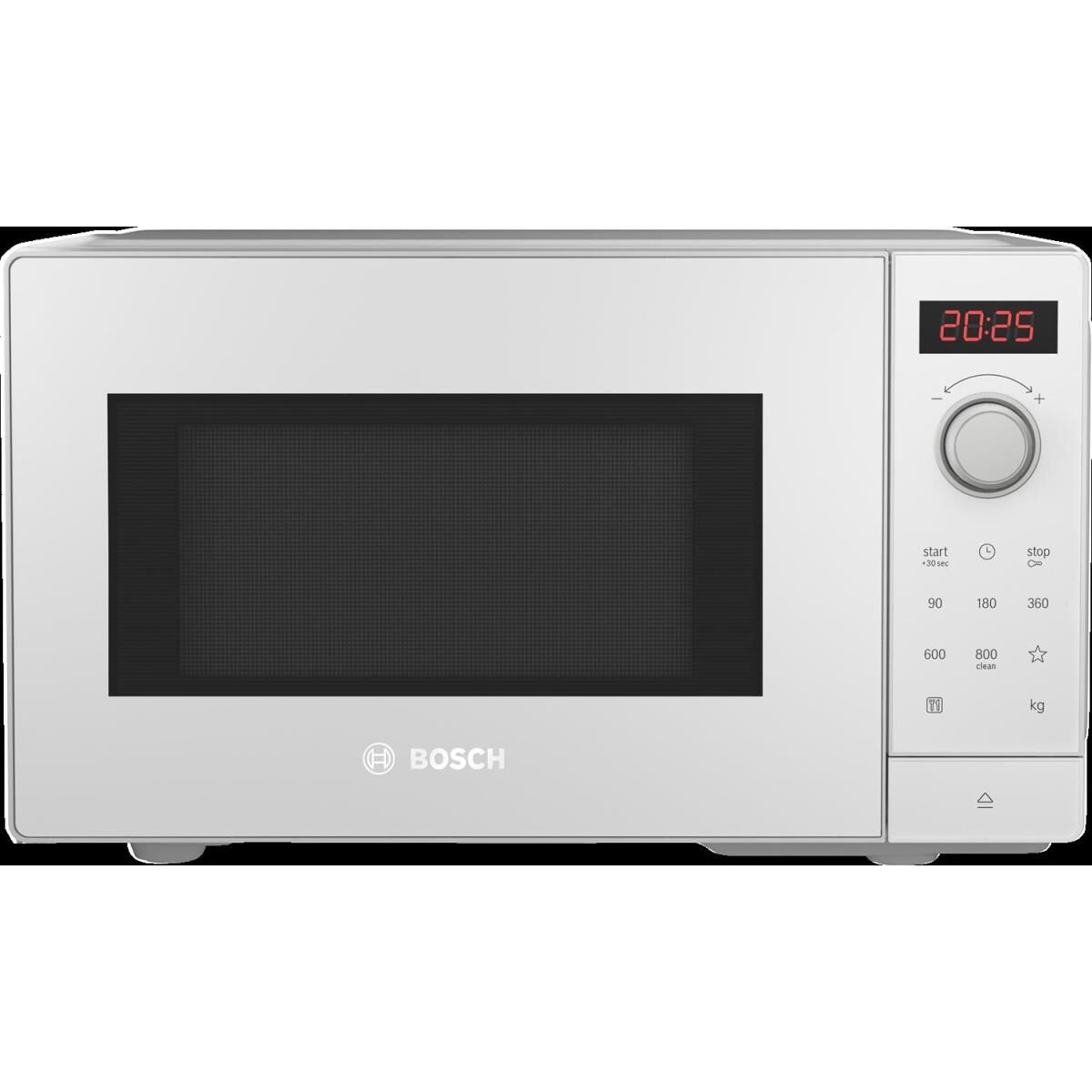 Bosch Serie 2, Freistehende Mikrowelle, 44 x 26 cm, Weiß, FFL023MW0