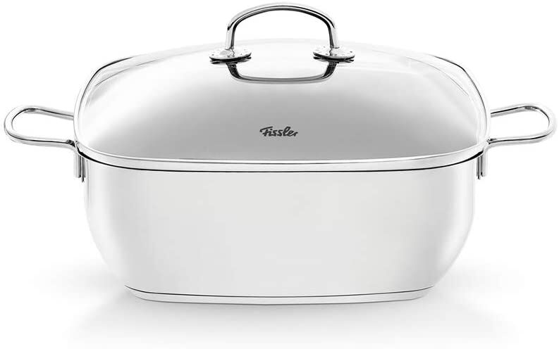 Fissler Edelstahlbräter eckig induktion beschichtet secural 28 cm