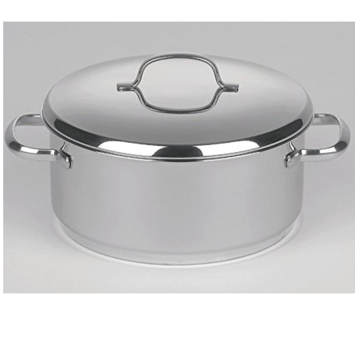 Riess Kasserolle Cristall mit Deckel Ø18cm 2 Liter Edelstahl