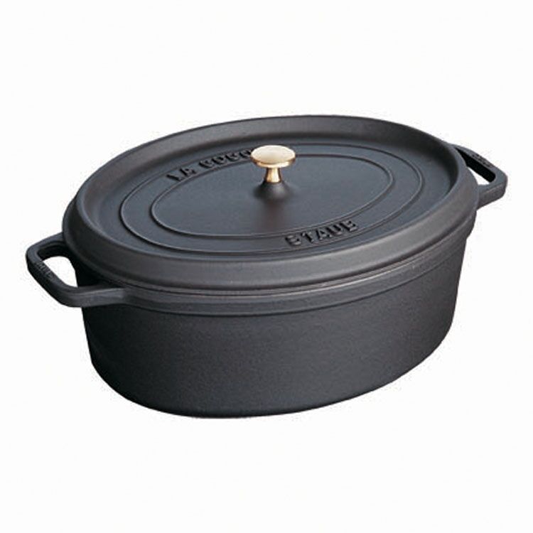 Staub Cocotte 37 cm Schwarz