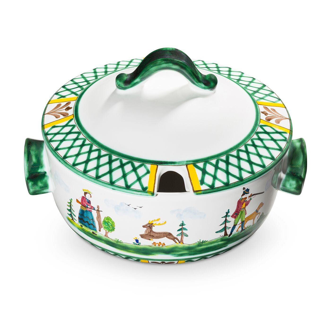 Gmundner Keramik Jagd, Suppentopf (2L)