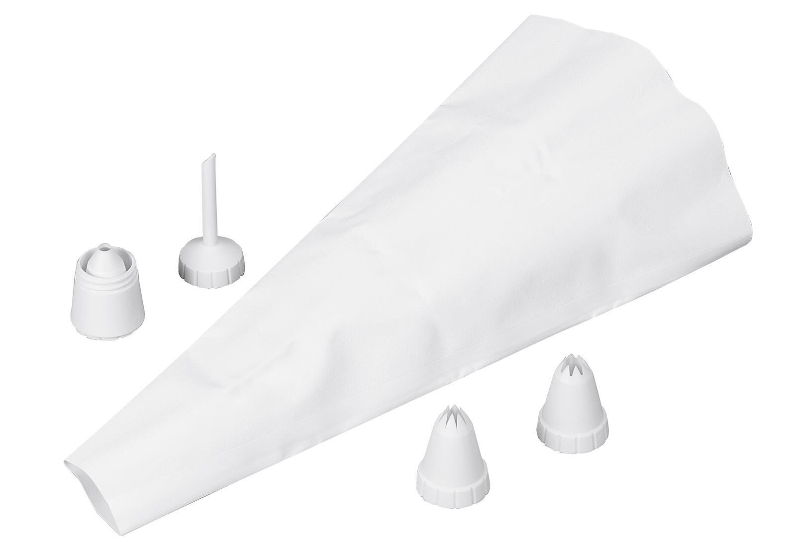 KAISER Spritzbeutel Set Classic 6teilig Beutel mit 4 Tüllen