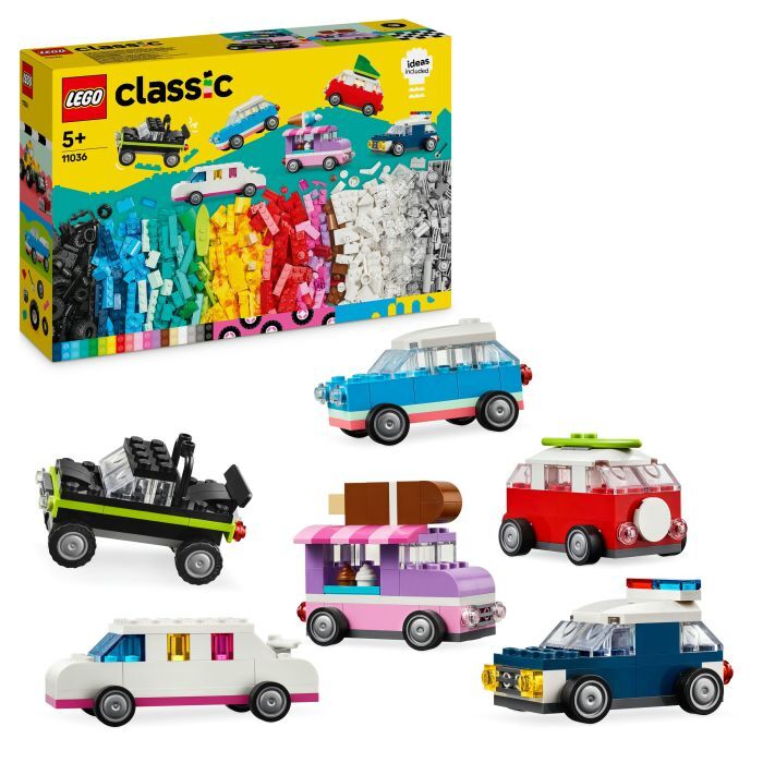LEGO Classic 11036 Kreatywne pojazdy