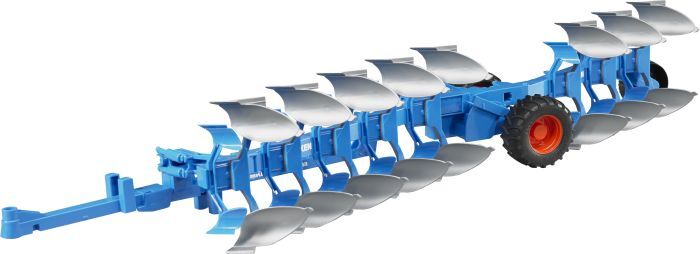 Bruder, Zubehör: Lemken Aufsattel-Drehpflug 02250, Profi, 72,5x15x12 cm, Blau, 2250