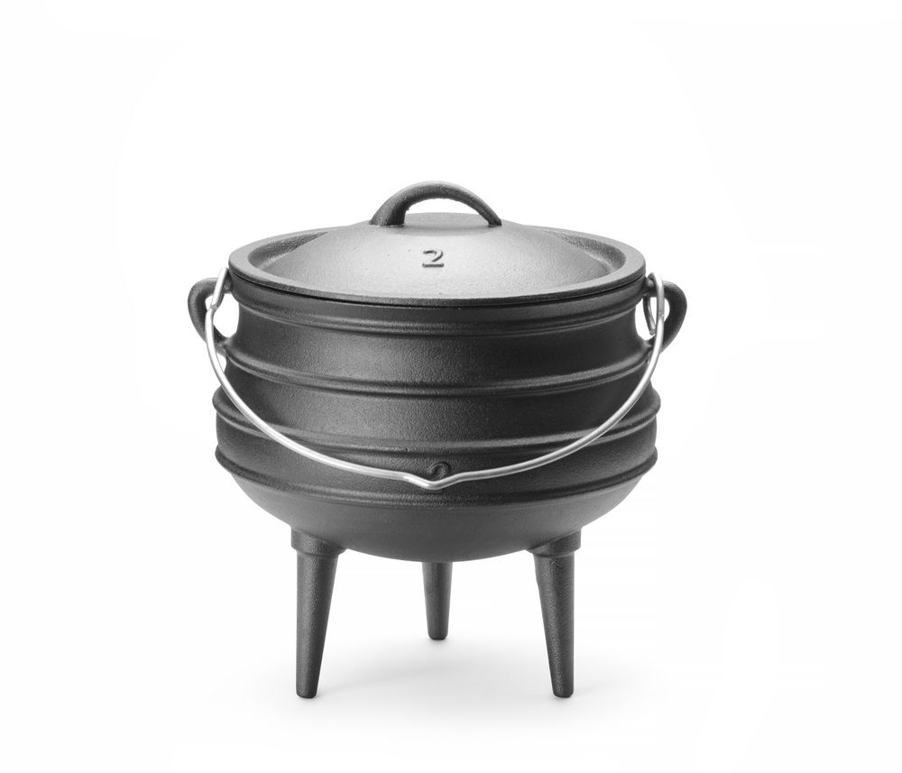 HENDI Gusseisentopf, Schwarz, ⌀245x(H)280mm