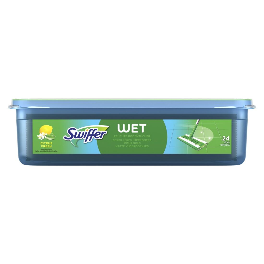 Swiffer Wet Wischtücher Nachfüllpackung 24er Citrus Fresh