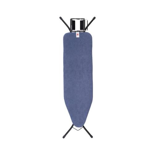 Brabantia Größe B Denim Blue mit Dampfstopmulde Bügeltisch