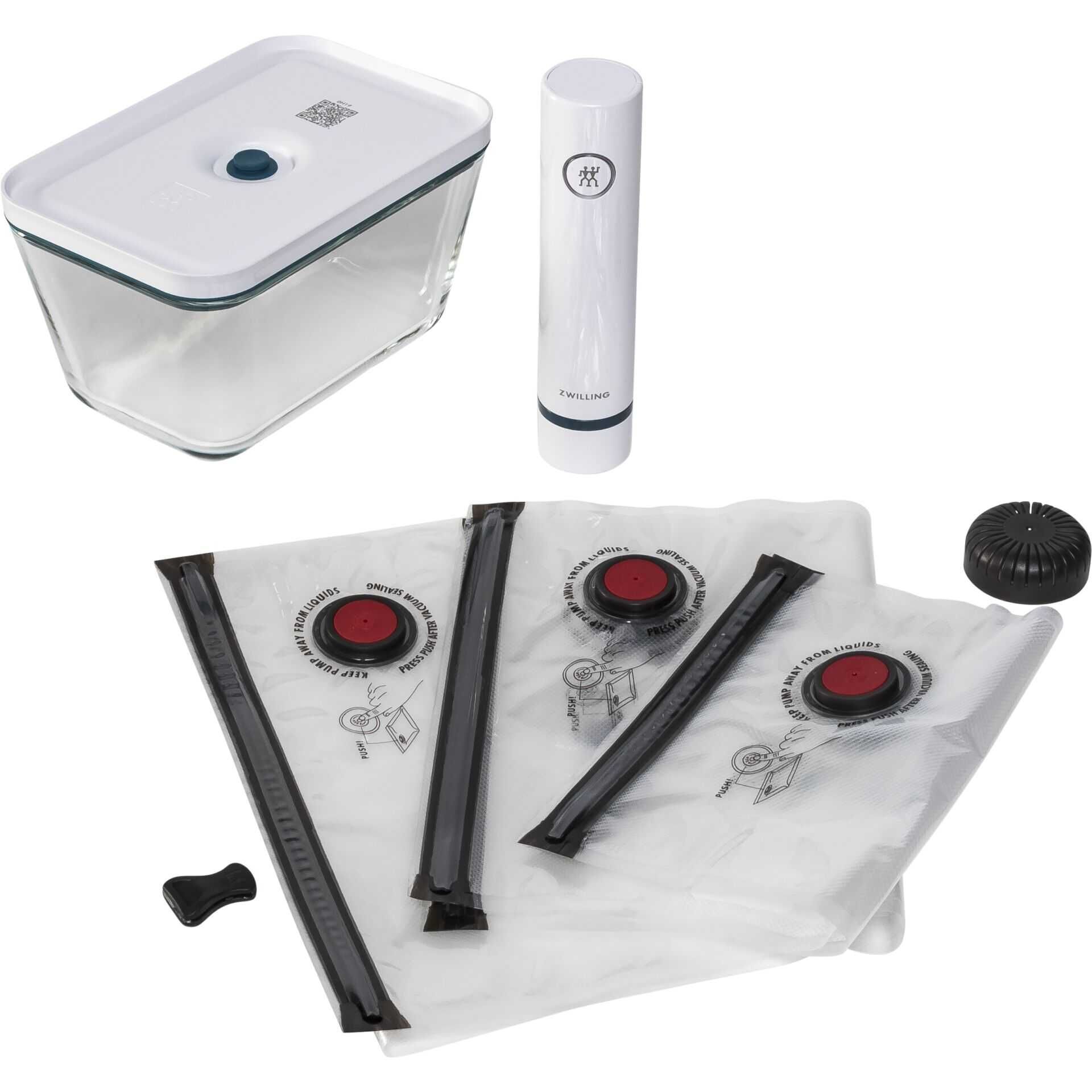 ZWILLING Vakuum Starterset Glas  7-tlg  La-Mer  La Mer Line  EU Fresh & Save