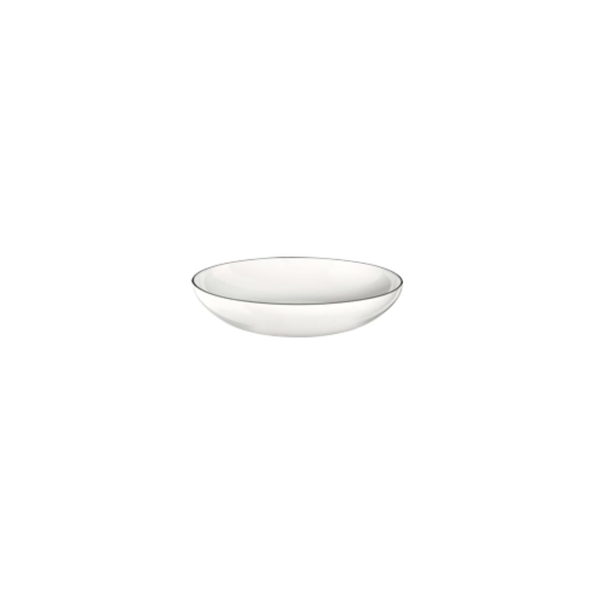 ASA Pasta-/Suppenteller, ligne noire  with black line