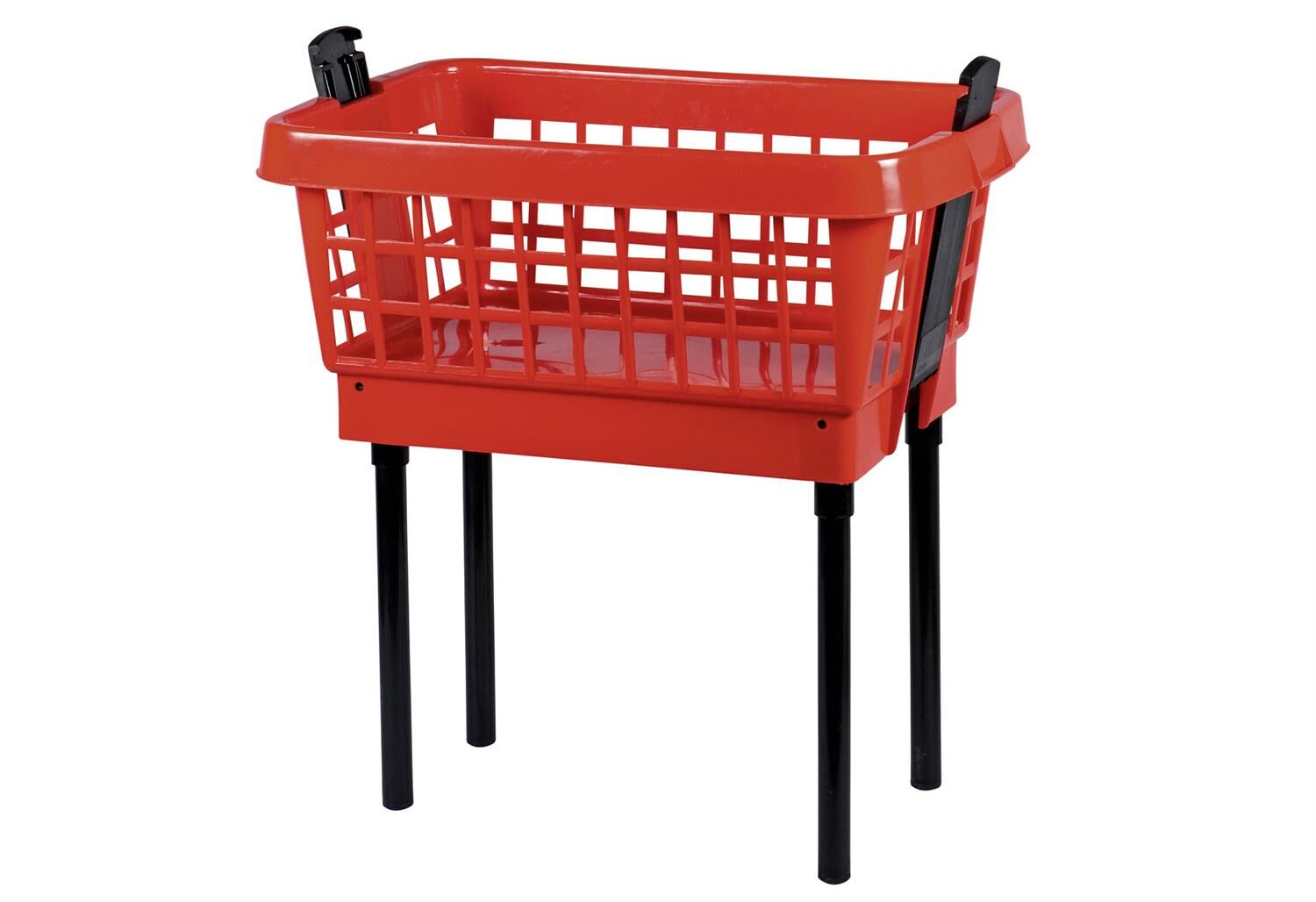 LOCKWEILER Wäschekorb Clip-Clap mit Füßen 45 Liter 65x42x28,5cm