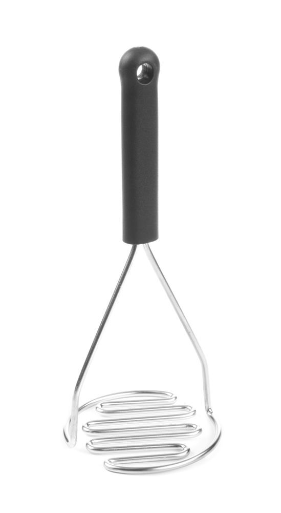 HENDI Kartoffelstampfer, Schwarz, ⌀95x230mm