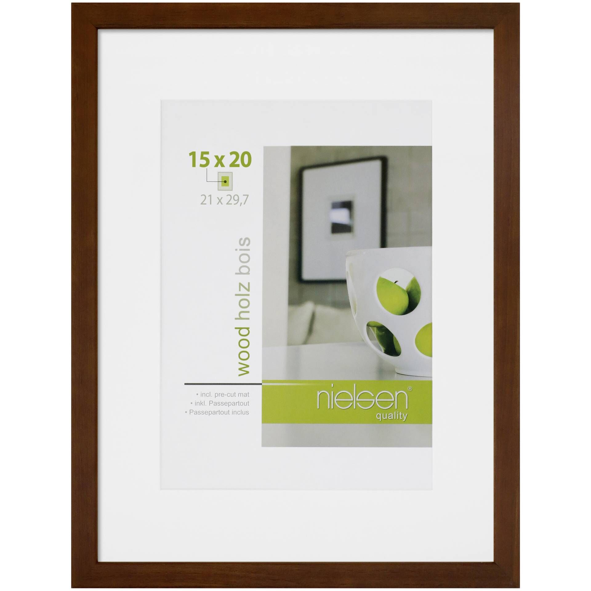 Nielsen Apollon wenge    21x29,7 Holz DIN A4              8988049