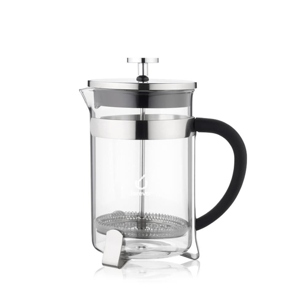 Riess Kelomat Forever Filterkanne Coffee French Press 0,8 Liter  Glas Edelstahl