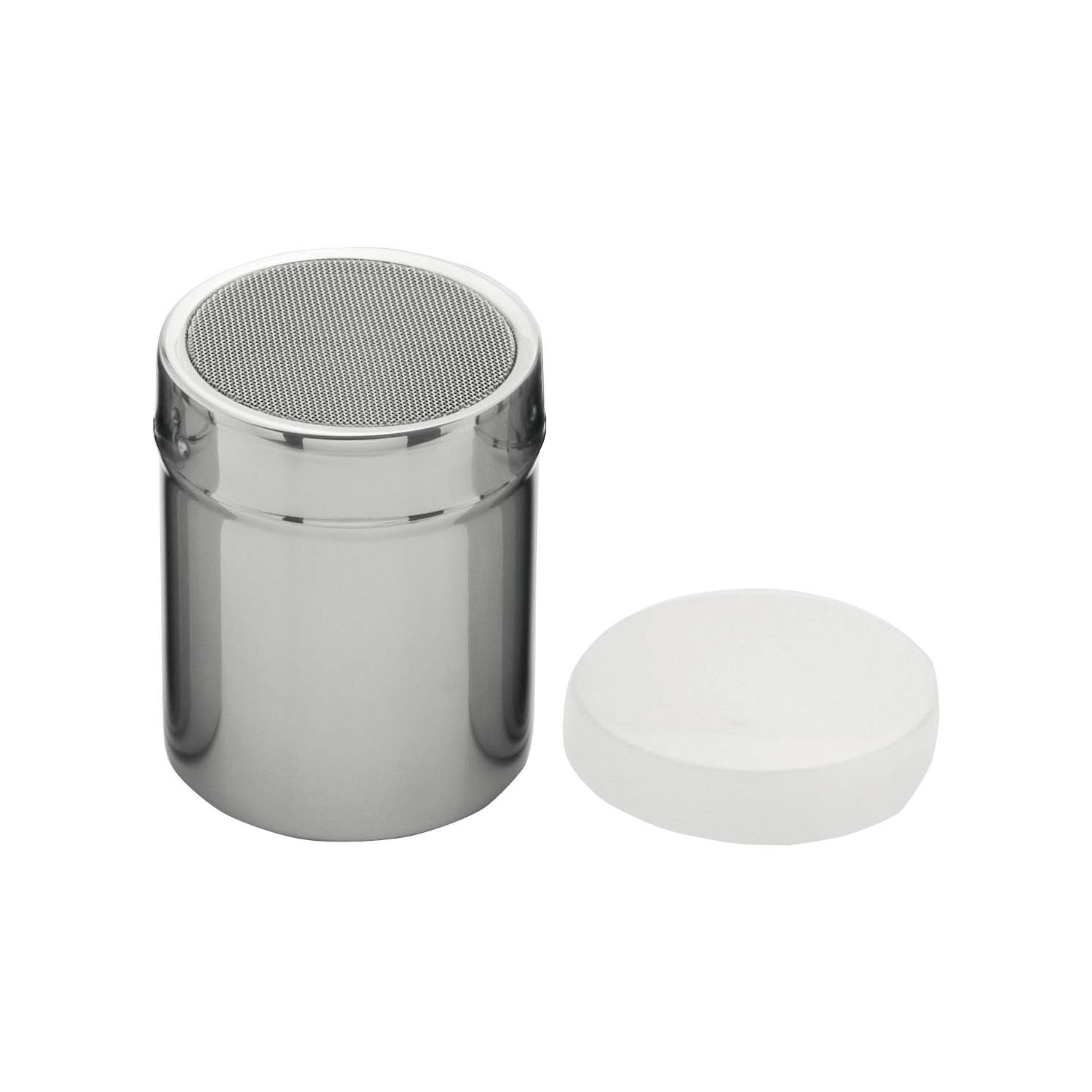WEIS Kakaostreuer Edelstahl, hochglanzpoliert, Höhe: 90 mm, ø: 70 mm