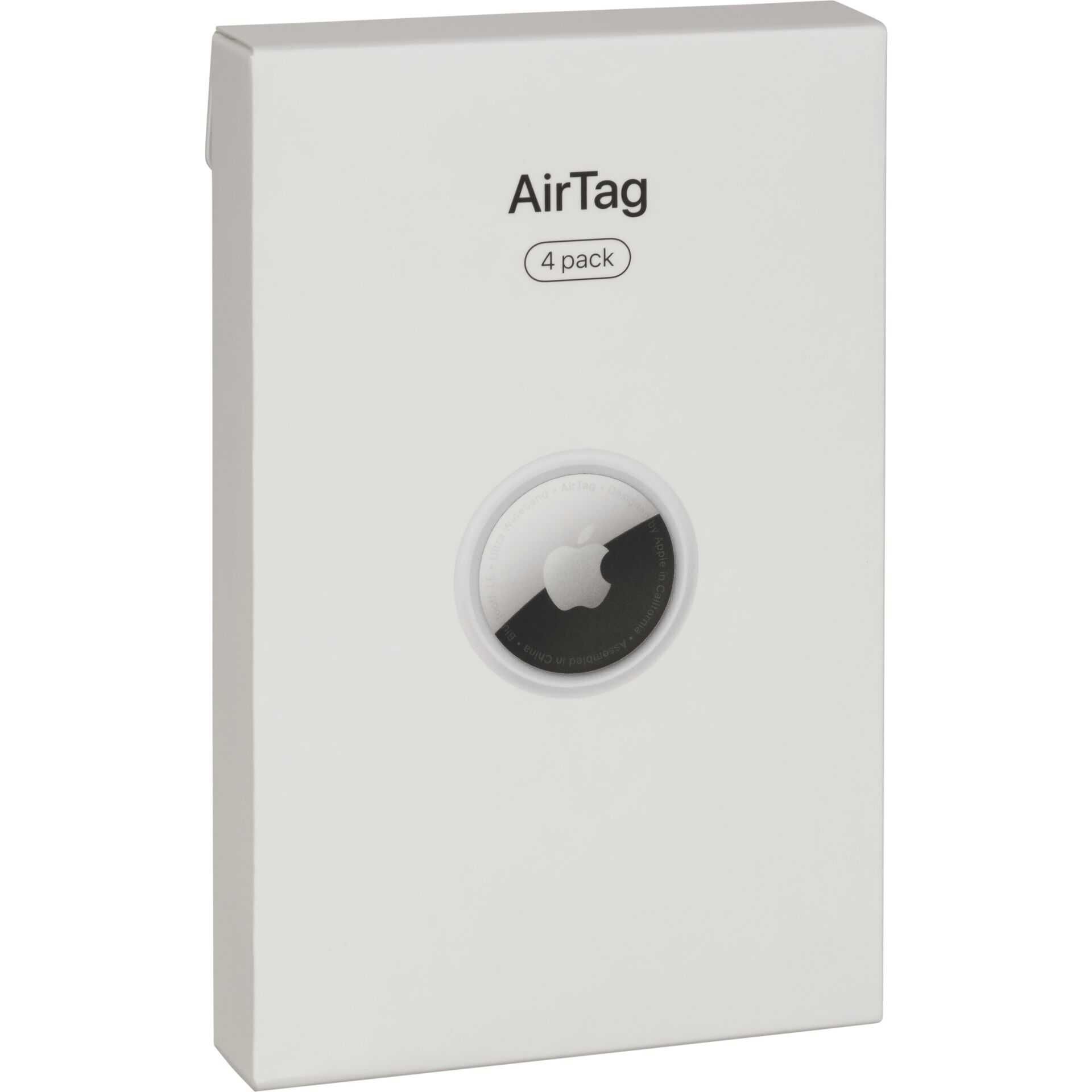 Apple AirTag - Anti-Verlust Bluetooth-Tag für Handy, Tablet (Packung mit 4) - für 10.2-inch iPad; 10.5-inch iPad Air; 10.9-inch iPad Air; iPad mini 5; iPhone 11, 12, SE, XR