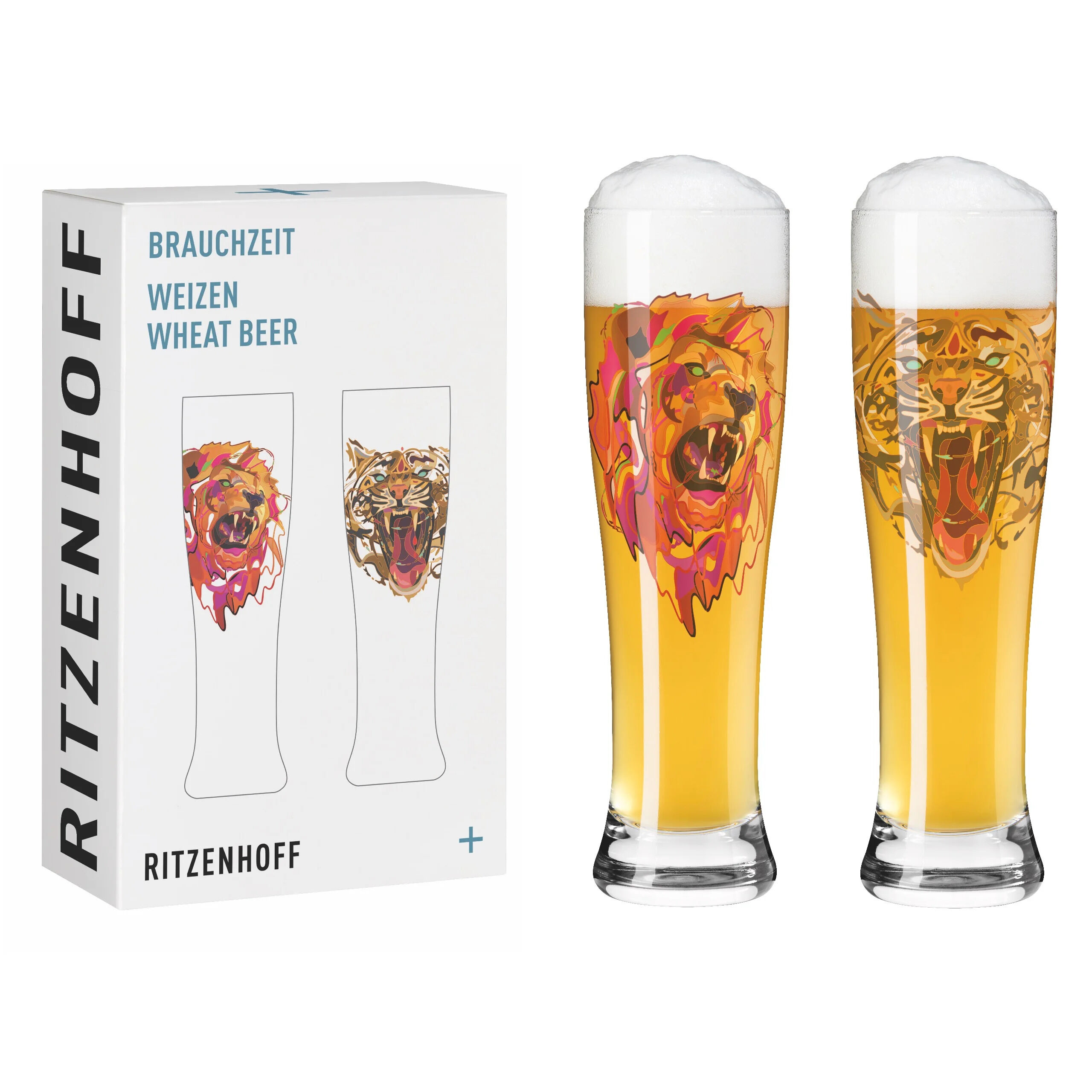RITZENHOFF 3481011 Weizenbierglas 500 ml - 2er Set