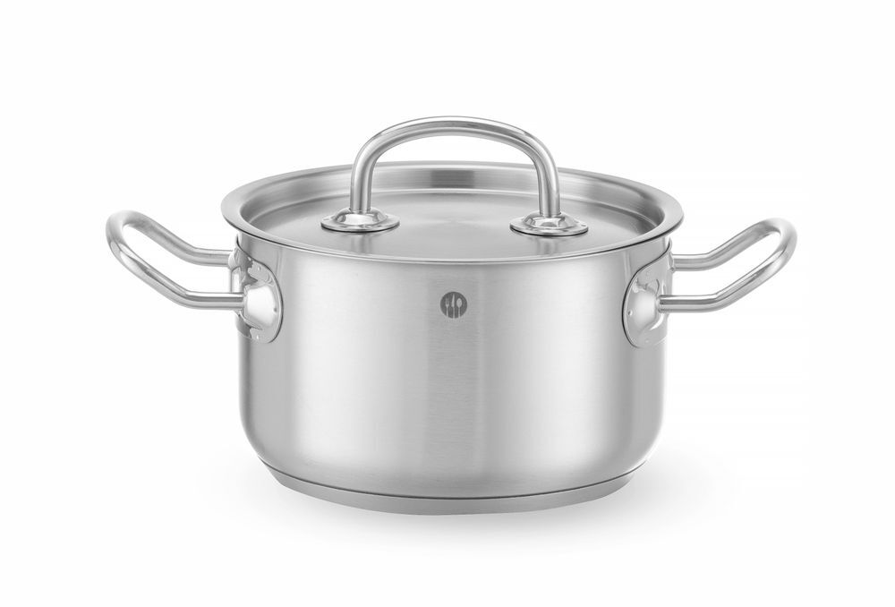 HENDI Fleischtopf - mit Deckel, Kitchen Line, 15L, ⌀320x(H)190mm