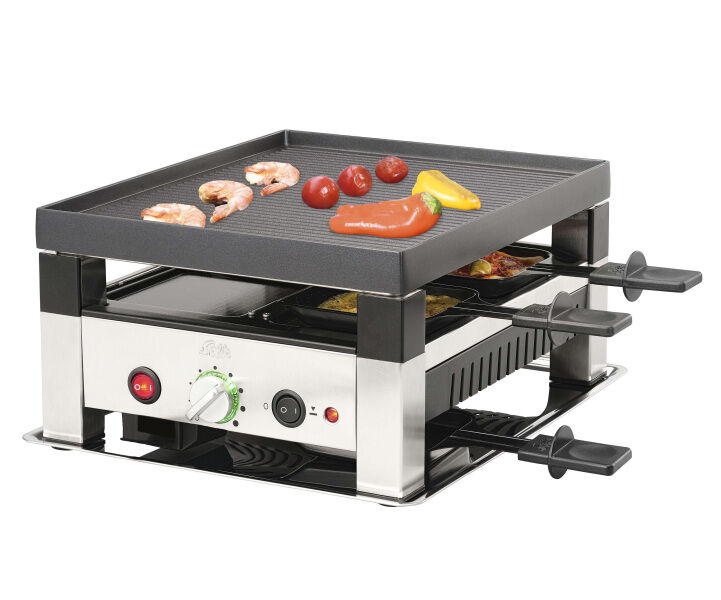 SOLIS Tischgrill  For Four 5-in-1 Type 791 1400Watt Edelstahl