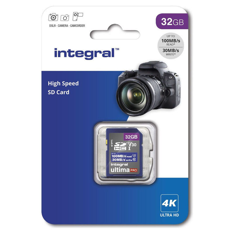 Integral SDHC Karte 32GB U3 V30