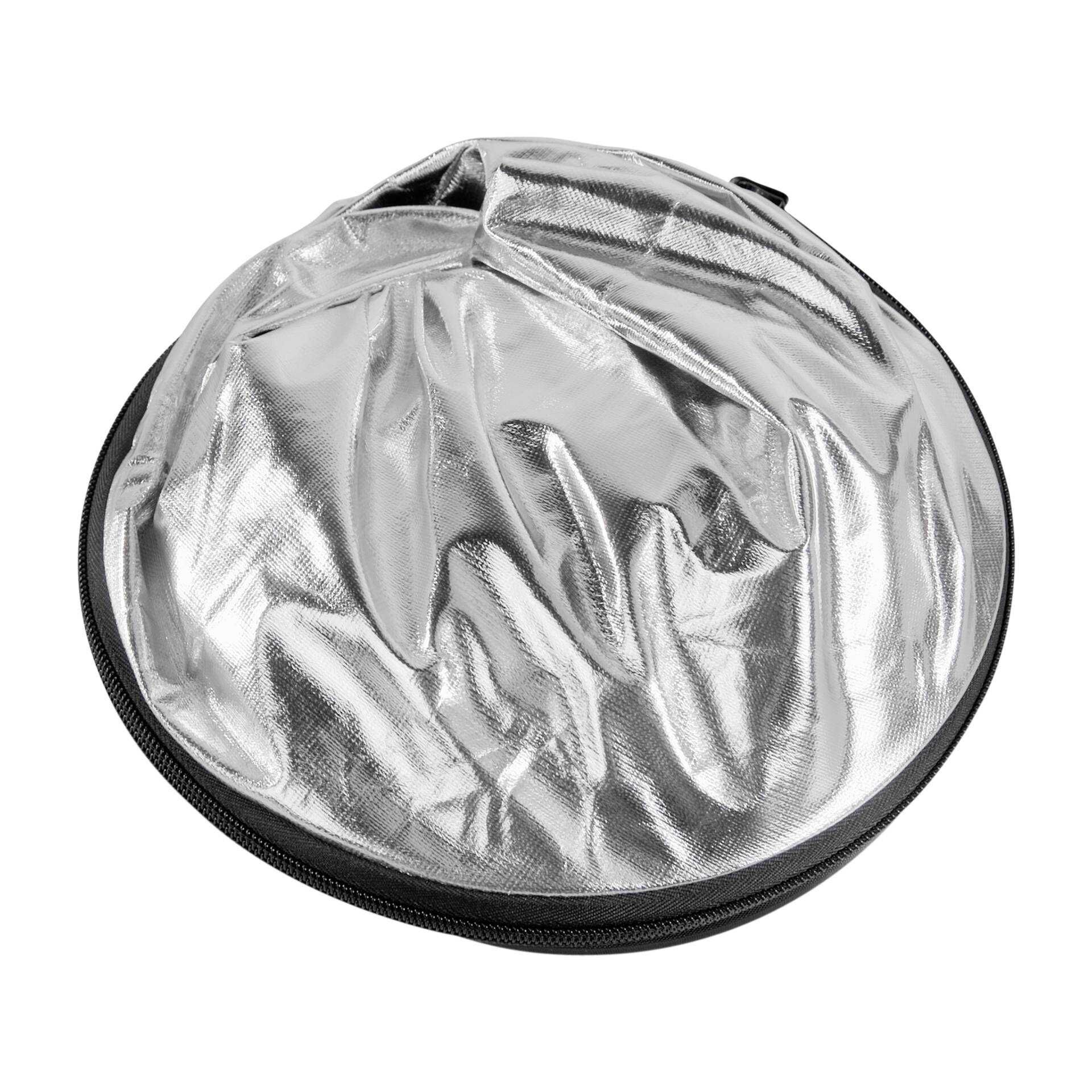 mantona Foldable Reflector 5 in 1 - Faltbarer Reflektor - Black/Gold/Silver/Translucent/White - Ø108 cm