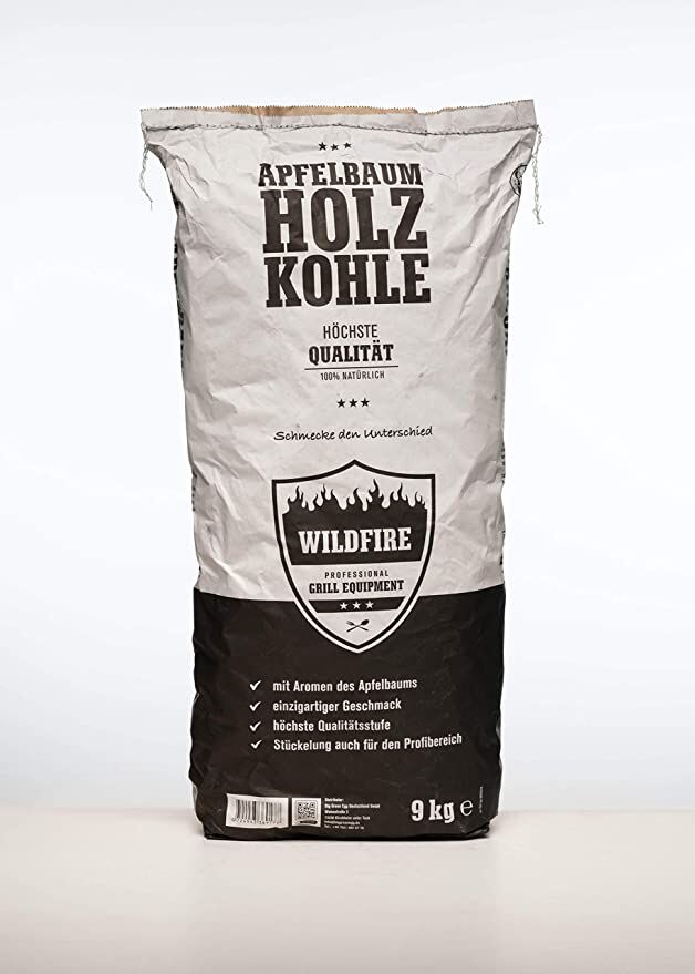 Big Green Egg Aroma Holzkohle Wildfire vom Apfelbaum
