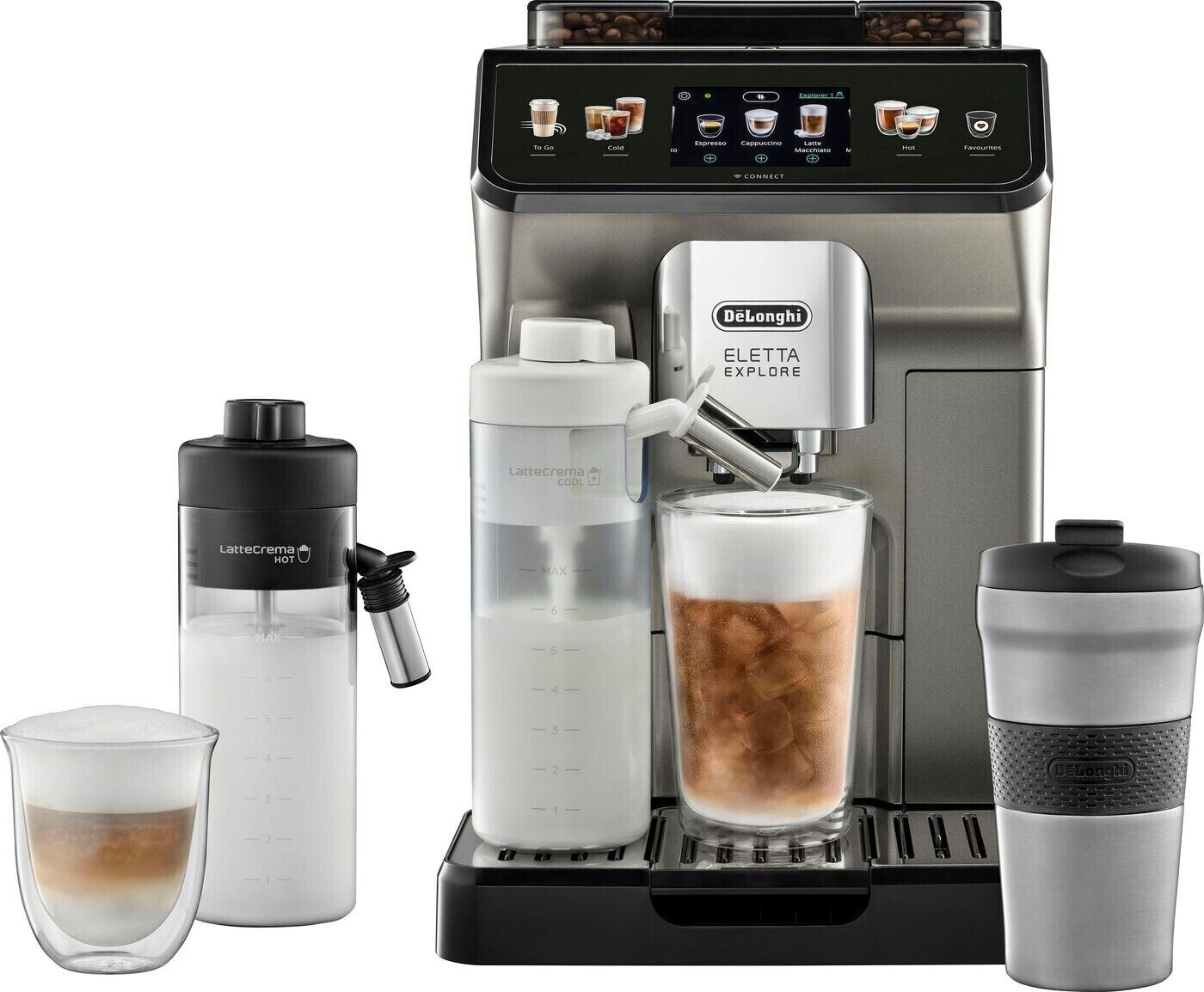 DeLonghi Eletta Explorer Kaffeevollautomat ECAM450.86.T