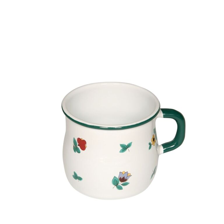 Riess Becher 3/8L Ø8cm Gmundner Streublumen Emaille