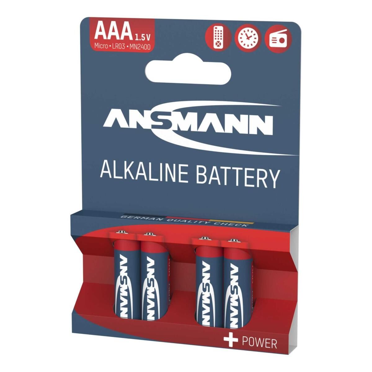 ANSMANN Micro - Batterie 4 x AAA-Typ - Alkalisch