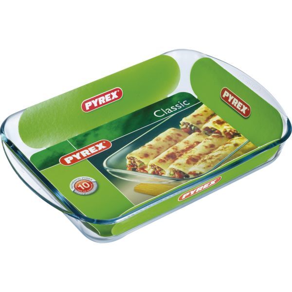 PYREX Bräter rechteckig, Höhe: 60 mm, Länge: 350 mm, Breite: 230 mm