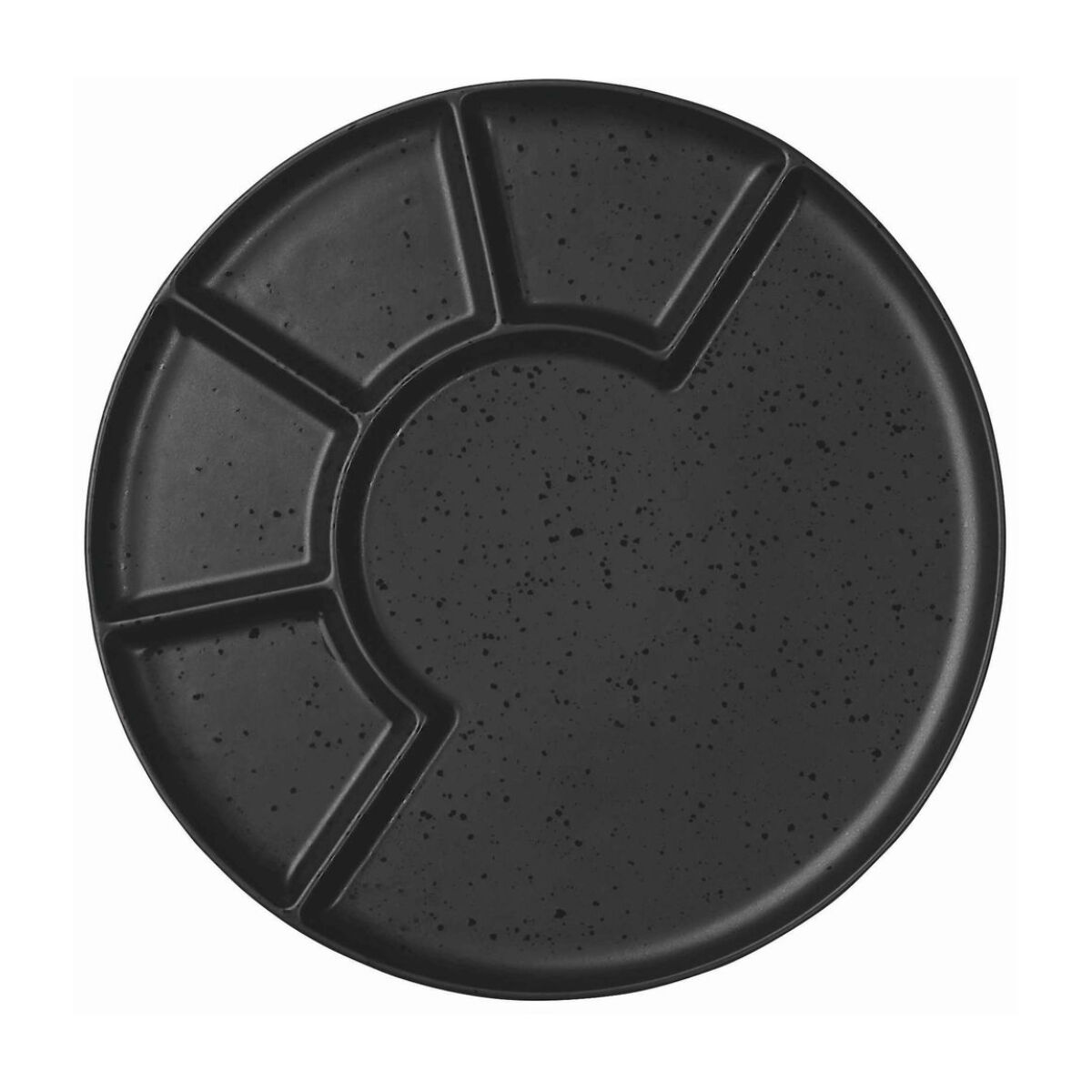 ASA Aperitifteller, kuro  d. 24,2 cm, h. 1,6 cm