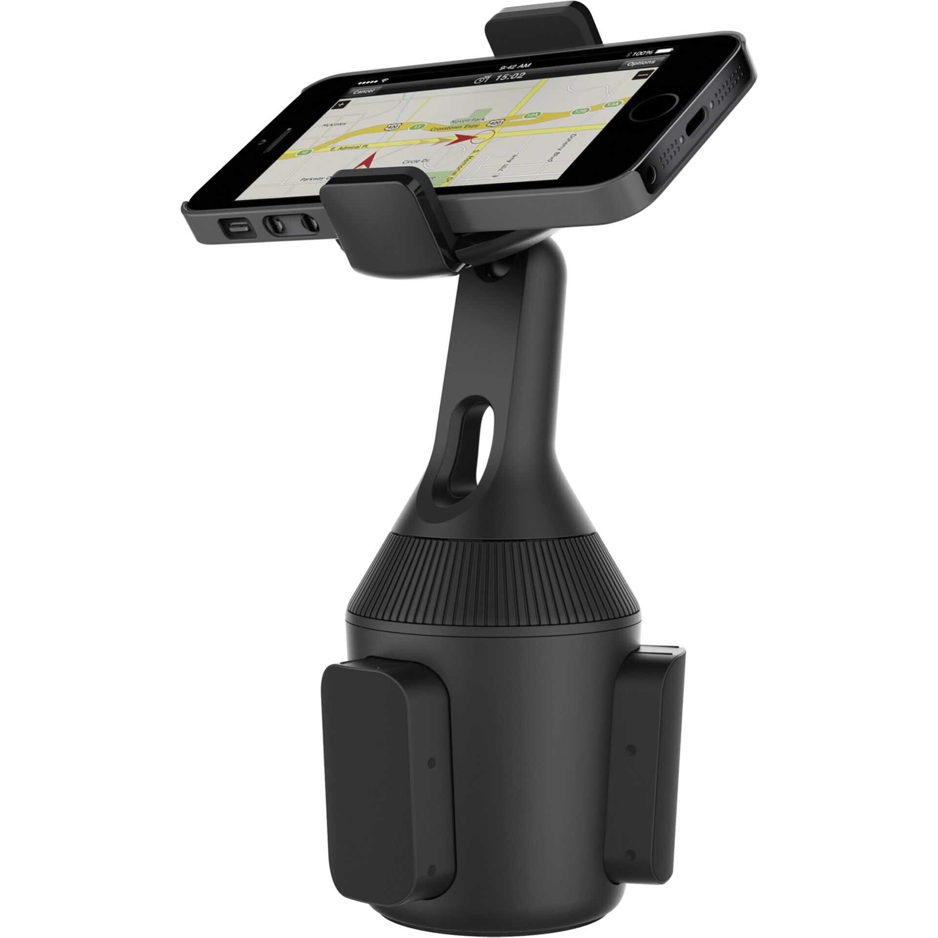 Belkin Car Cup Mount - Halterung für Kfz für Handy - für Apple iPhone 4, 4S, 5, 5s, 6, 6 Plus; Samsung Galaxy Note 3, Note II, S II, S4, S5