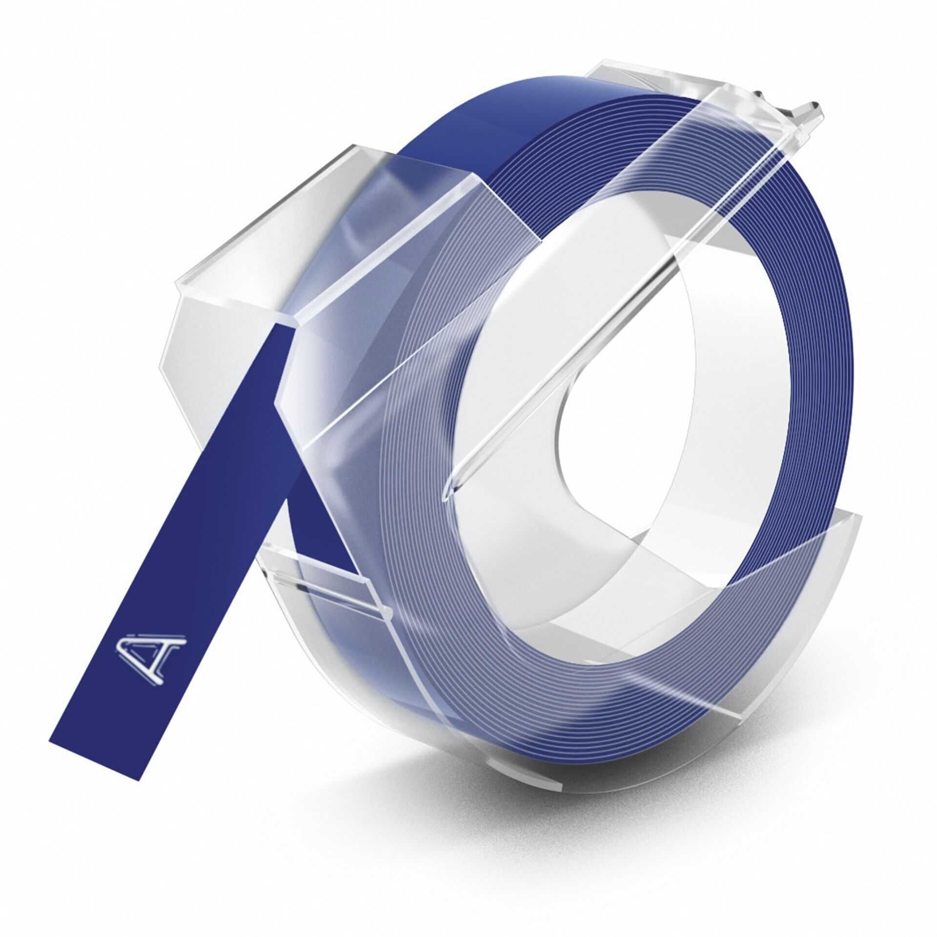 DYMO - Blau, glänzend - Rolle (1 cm x 3,7 m) Bandetiketten