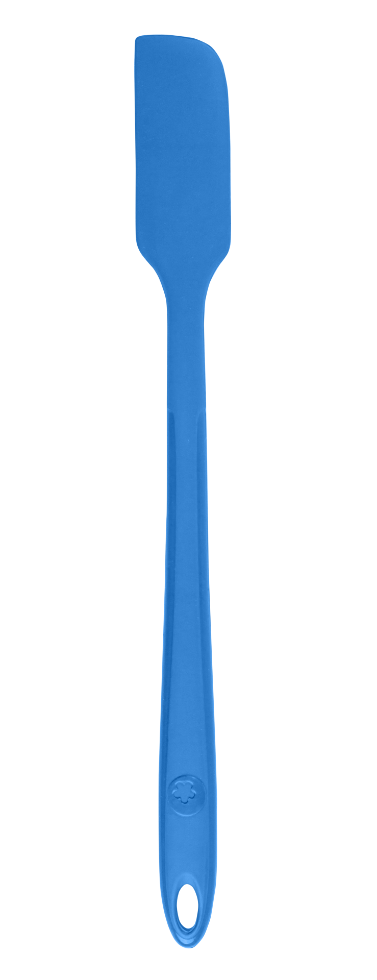 Kochblume Design Teigschaber S blau