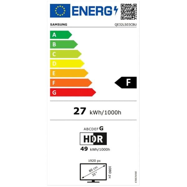 Samsung 32LS03C "The Frame 32" (2023) Full HD HDR QLED-TV 32" (80 cm) inkl. One Connect Box Mini, No Gap-Wallmount