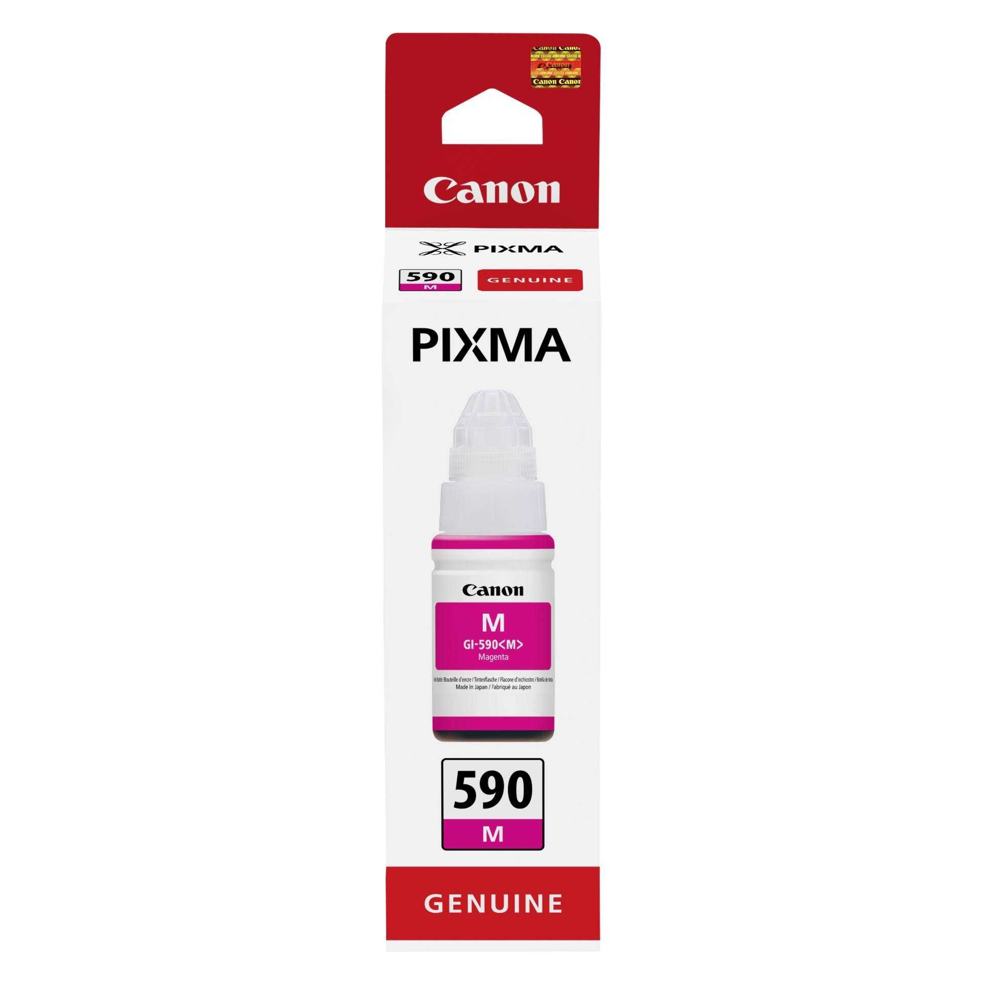 Canon GI 590 M - 70 ml - Magenta - Original - Nachfülltinte - für PIXMA G1501, G1510, G2500, G2501, G2510, G3410, G3500, G3501, G3510, G4410, G4500, G4511