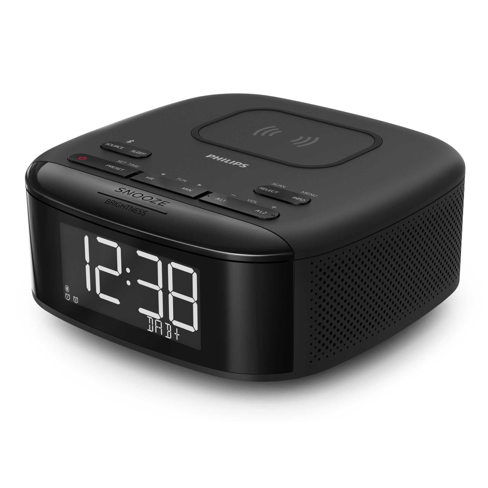 Philips TAR7705 - Radiouhr - 4 Watt - - drahtloses Laden